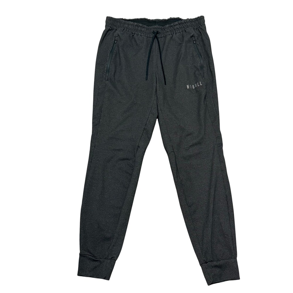 Nobull Mens Lightweight Training Joggers Charcoal Heather Gray Size M